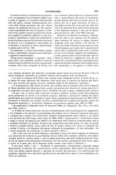 Rivista penale di dottrina, legislazione e giurisprudenza