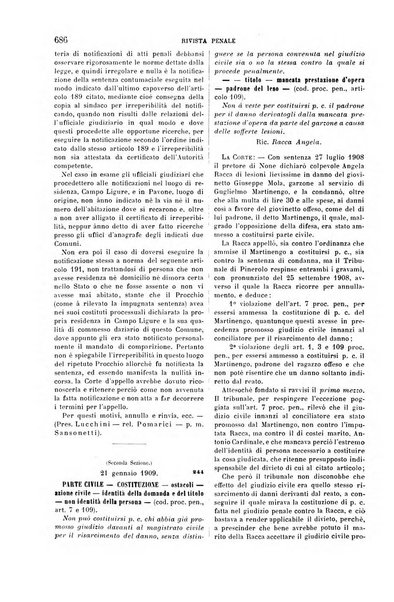 Rivista penale di dottrina, legislazione e giurisprudenza