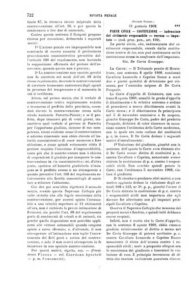 Rivista penale di dottrina, legislazione e giurisprudenza