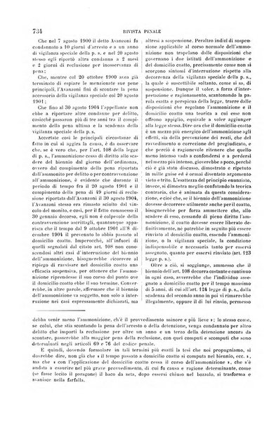 Rivista penale di dottrina, legislazione e giurisprudenza