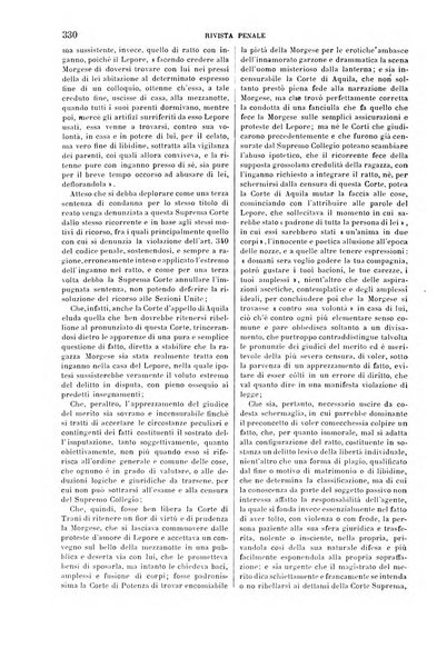 Rivista penale di dottrina, legislazione e giurisprudenza