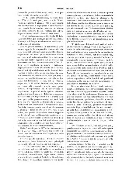 Rivista penale di dottrina, legislazione e giurisprudenza