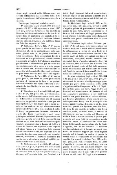 Rivista penale di dottrina, legislazione e giurisprudenza