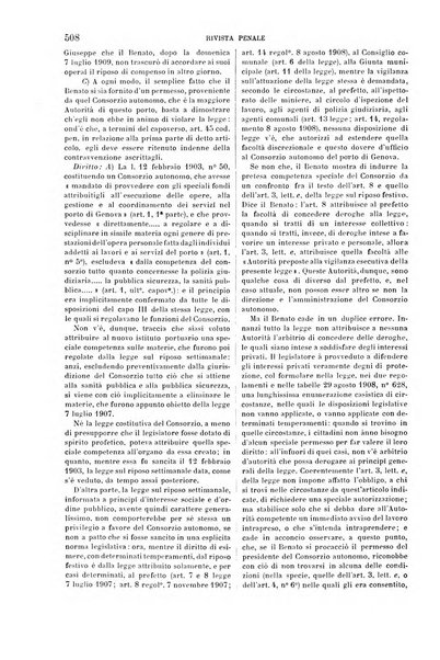 Rivista penale di dottrina, legislazione e giurisprudenza