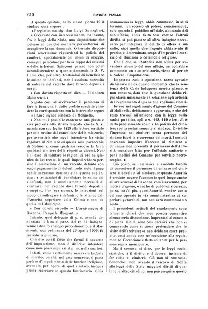 Rivista penale di dottrina, legislazione e giurisprudenza