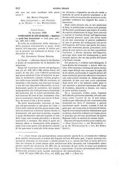 Rivista penale di dottrina, legislazione e giurisprudenza