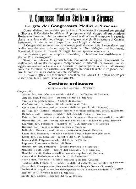 Rivista sanitaria siciliana organo degli Ordini sanitari della Sicilia