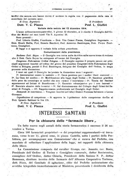 Rivista sanitaria siciliana organo degli Ordini sanitari della Sicilia