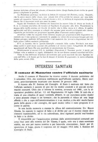 Rivista sanitaria siciliana organo degli Ordini sanitari della Sicilia