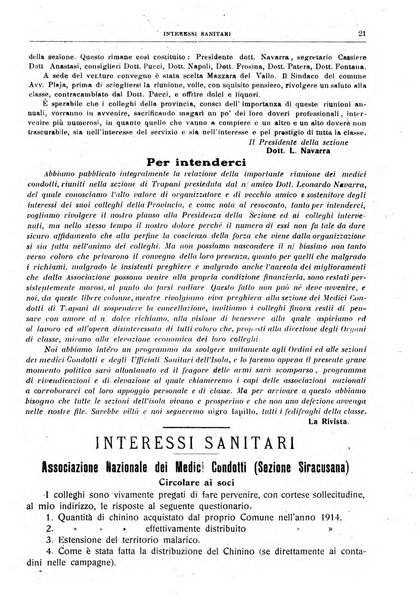 Rivista sanitaria siciliana organo degli Ordini sanitari della Sicilia