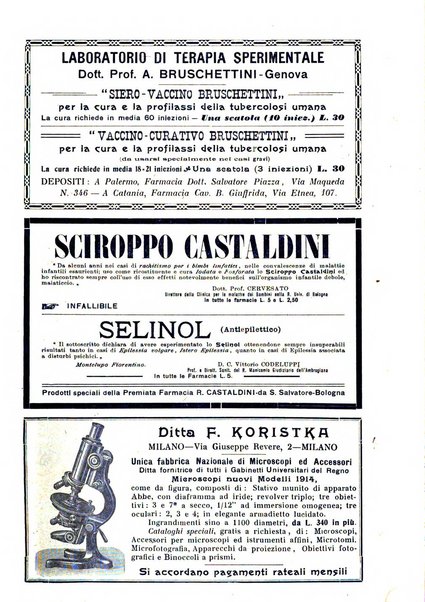 Rivista sanitaria siciliana organo degli Ordini sanitari della Sicilia