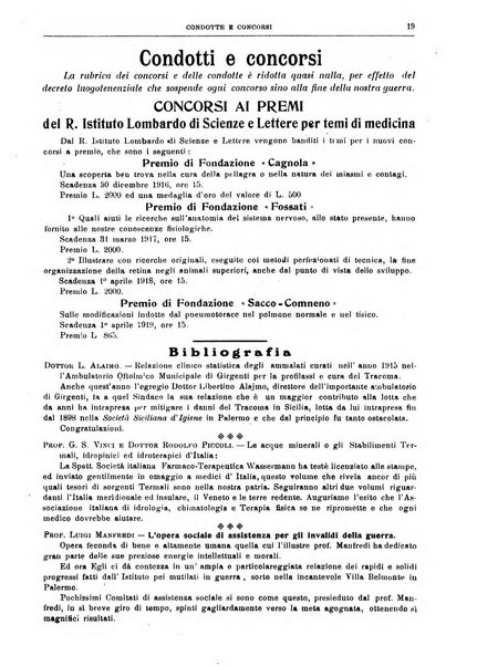 Rivista sanitaria siciliana organo degli Ordini sanitari della Sicilia