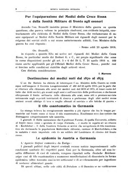 Rivista sanitaria siciliana organo degli Ordini sanitari della Sicilia