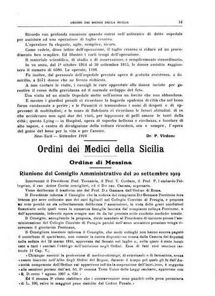 Rivista sanitaria siciliana organo degli Ordini sanitari della Sicilia