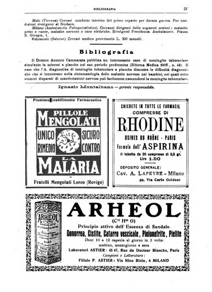 Rivista sanitaria siciliana organo degli Ordini sanitari della Sicilia