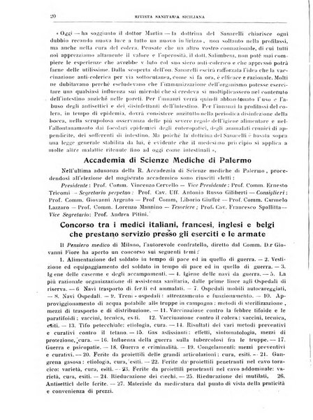 Rivista sanitaria siciliana organo degli Ordini sanitari della Sicilia