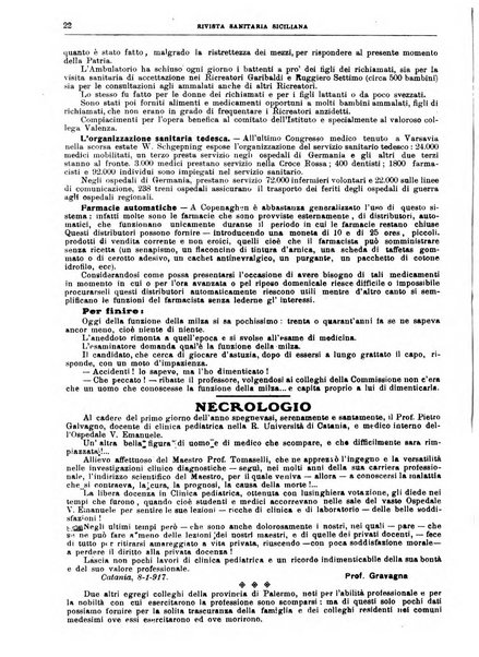 Rivista sanitaria siciliana organo degli Ordini sanitari della Sicilia