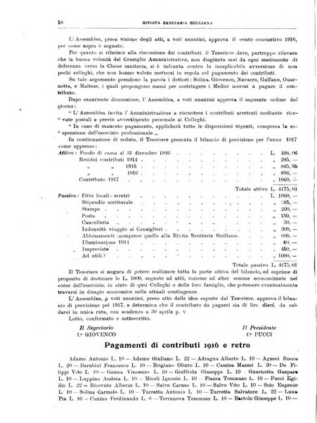 Rivista sanitaria siciliana organo degli Ordini sanitari della Sicilia