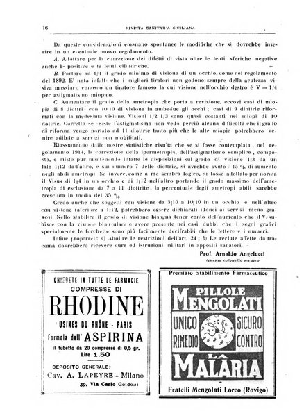 Rivista sanitaria siciliana organo degli Ordini sanitari della Sicilia