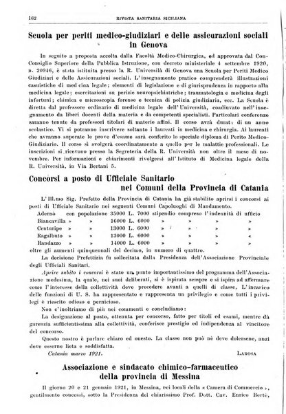 Rivista sanitaria siciliana organo degli Ordini sanitari della Sicilia