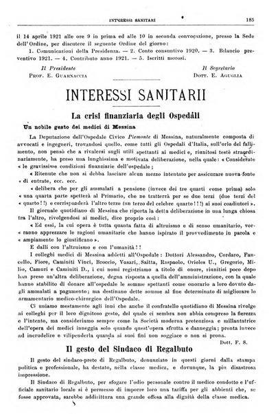 Rivista sanitaria siciliana organo degli Ordini sanitari della Sicilia