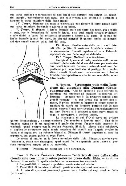 Rivista sanitaria siciliana organo degli Ordini sanitari della Sicilia