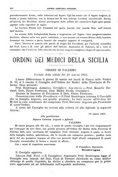 Rivista sanitaria siciliana organo degli Ordini sanitari della Sicilia