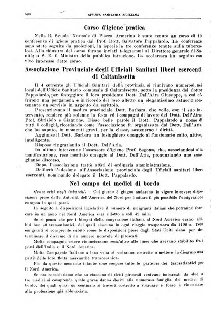 Rivista sanitaria siciliana organo degli Ordini sanitari della Sicilia