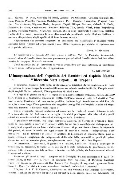 Rivista sanitaria siciliana organo degli Ordini sanitari della Sicilia