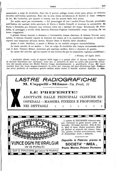 Rivista sanitaria siciliana organo degli Ordini sanitari della Sicilia