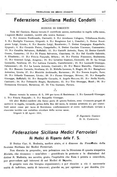 Rivista sanitaria siciliana organo degli Ordini sanitari della Sicilia