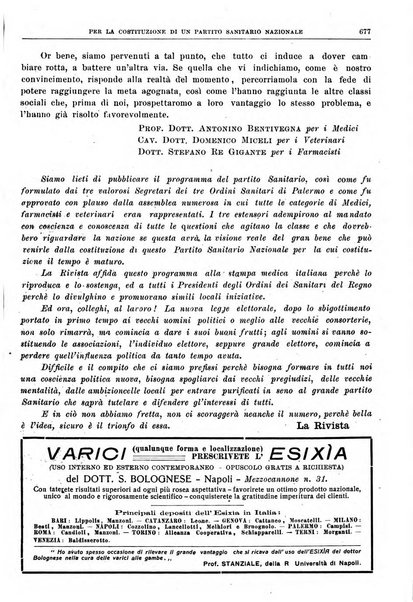 Rivista sanitaria siciliana organo degli Ordini sanitari della Sicilia