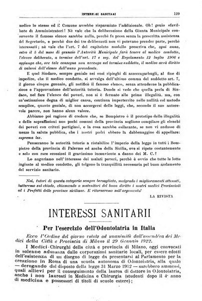 Rivista sanitaria siciliana organo degli Ordini sanitari della Sicilia