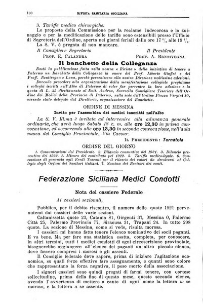 Rivista sanitaria siciliana organo degli Ordini sanitari della Sicilia