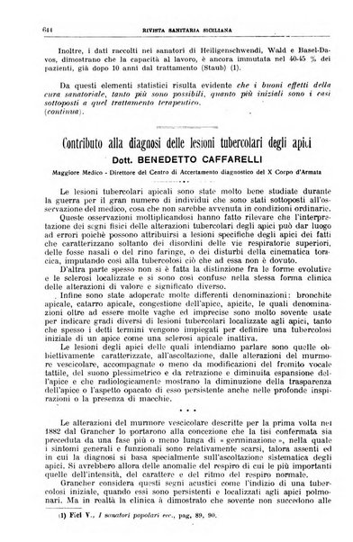 Rivista sanitaria siciliana organo degli Ordini sanitari della Sicilia