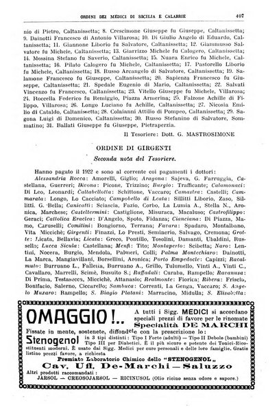 Rivista sanitaria siciliana organo degli Ordini sanitari della Sicilia