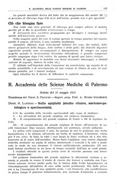 Rivista sanitaria siciliana organo degli Ordini sanitari della Sicilia