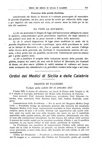 Rivista sanitaria siciliana organo degli Ordini sanitari della Sicilia