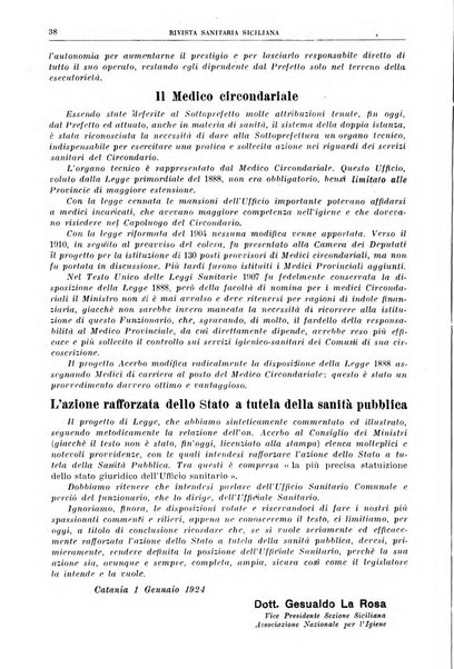 Rivista sanitaria siciliana organo degli Ordini sanitari della Sicilia