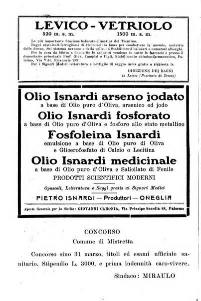 Rivista sanitaria siciliana organo degli Ordini sanitari della Sicilia