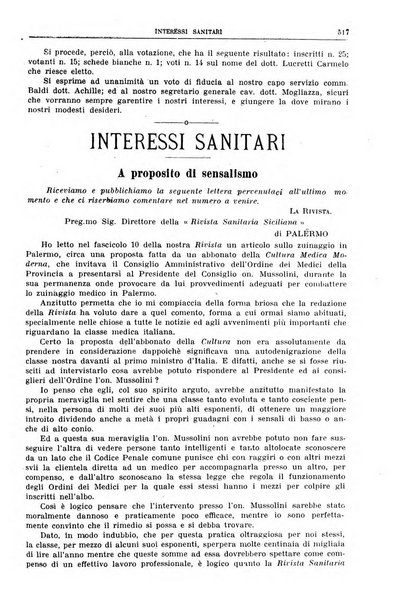 Rivista sanitaria siciliana organo degli Ordini sanitari della Sicilia