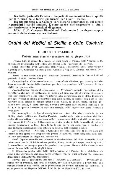 Rivista sanitaria siciliana organo degli Ordini sanitari della Sicilia