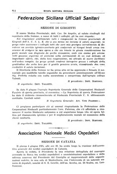 Rivista sanitaria siciliana organo degli Ordini sanitari della Sicilia