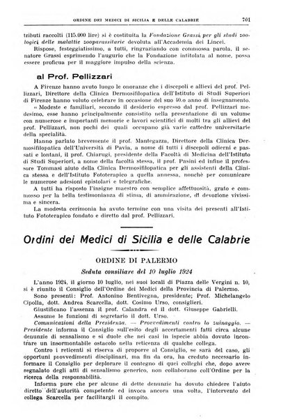 Rivista sanitaria siciliana organo degli Ordini sanitari della Sicilia