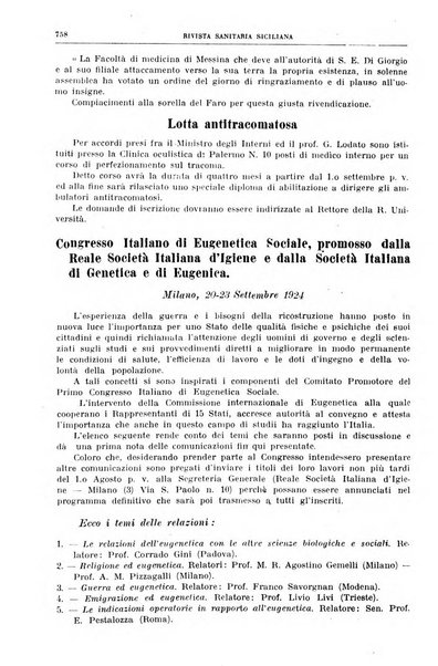 Rivista sanitaria siciliana organo degli Ordini sanitari della Sicilia