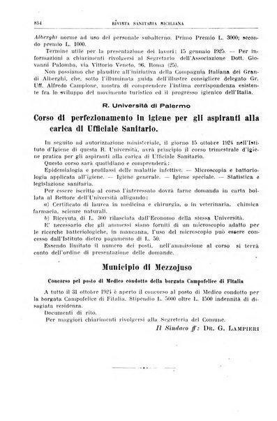 Rivista sanitaria siciliana organo degli Ordini sanitari della Sicilia