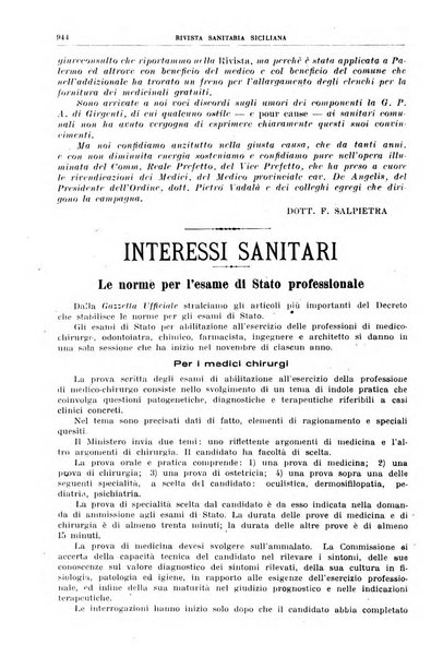 Rivista sanitaria siciliana organo degli Ordini sanitari della Sicilia