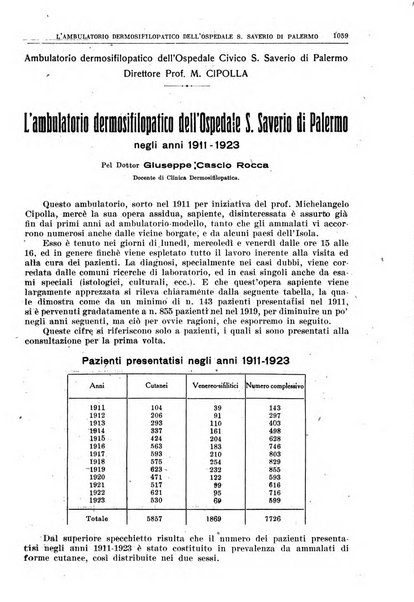 Rivista sanitaria siciliana organo degli Ordini sanitari della Sicilia