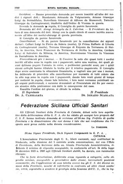 Rivista sanitaria siciliana organo degli Ordini sanitari della Sicilia