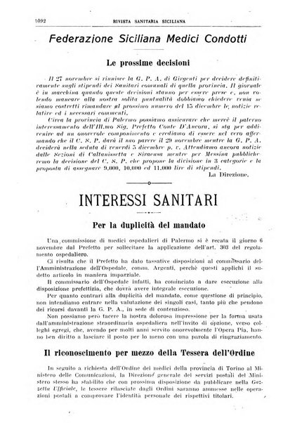 Rivista sanitaria siciliana organo degli Ordini sanitari della Sicilia